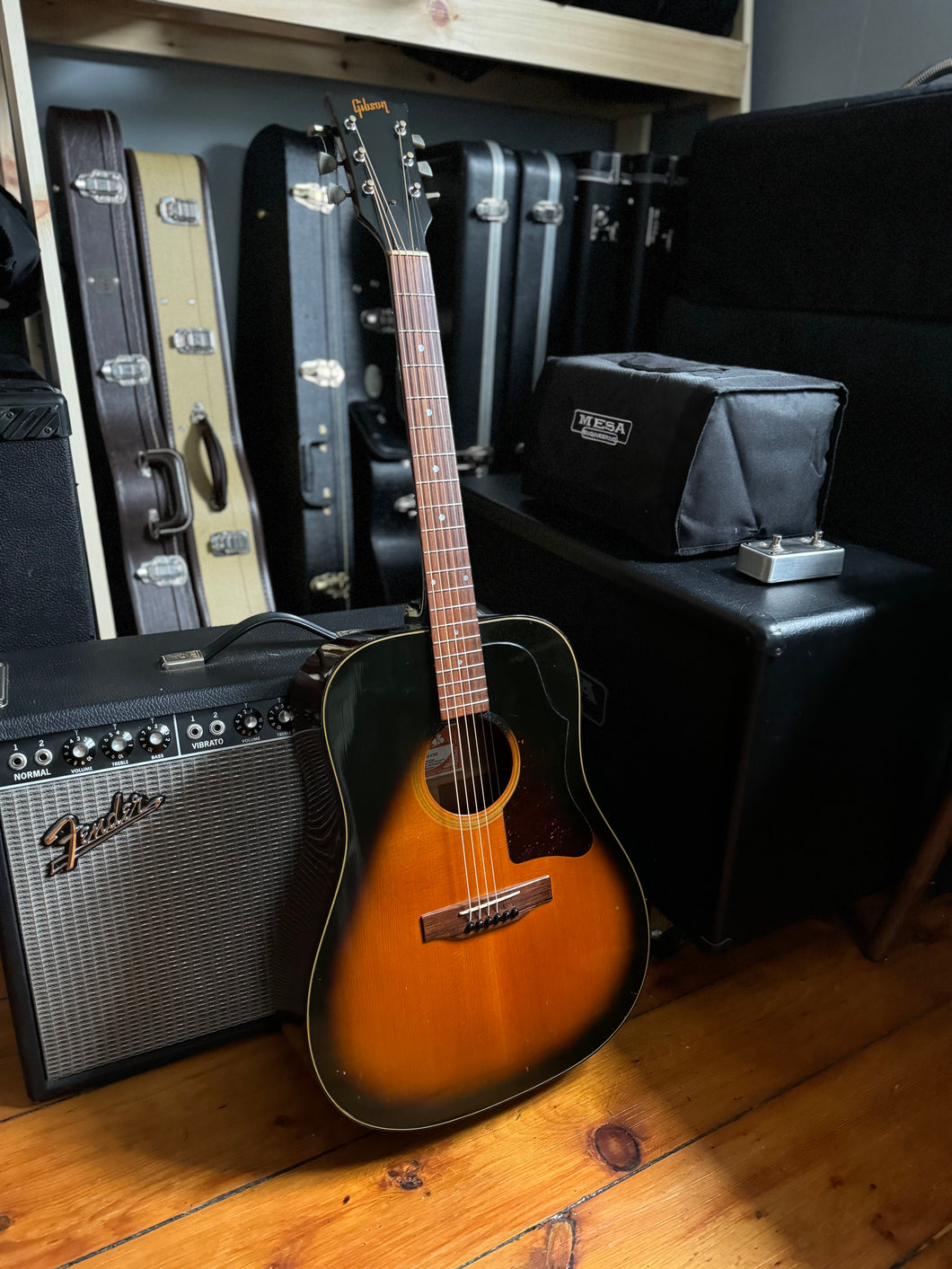 1974/1975 Gibson J-45 Vintage Sunburst