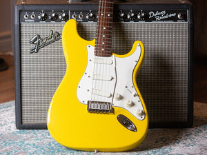 1988 Fender Stratocaster Plus Graffiti Yellow SOLD