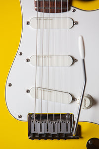 1988 Fender Stratocaster Plus Graffiti Yellow SOLD